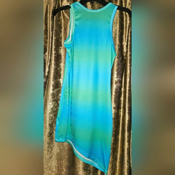 ChicMe - Mini Dress Ombre Ribbed Bodycon Tank Dress - Picture 4 of 6